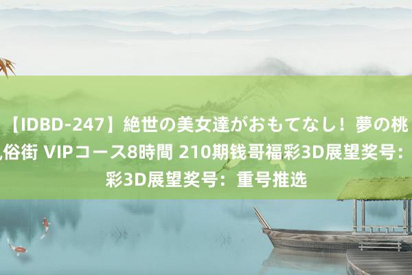 【IDBD-247】絶世の美女達がおもてなし！夢の桃源郷 IP風俗街 VIPコース8時間 210期钱哥福彩3D展望奖号：重号推选