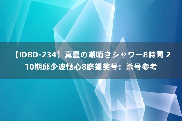 【IDBD-234】真夏の潮噴きシャワー8時間 210期邱少波惬心8瞻望奖号：杀号参考